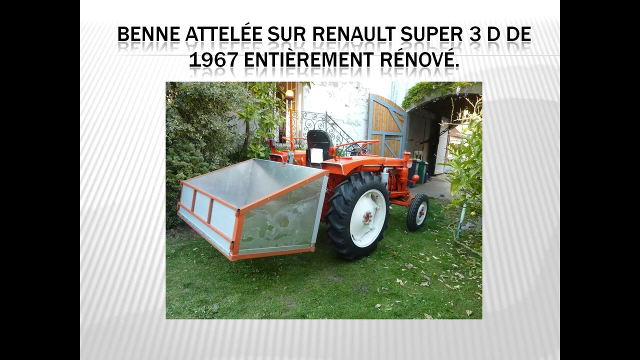 Réalisation d'une benne 3 points tracteur.