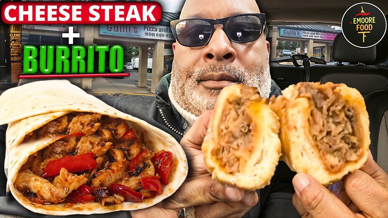 Я попробовал буррито с чизстейком и курицей из ресторана Guilli’s Authentic Mexican Cuisine.