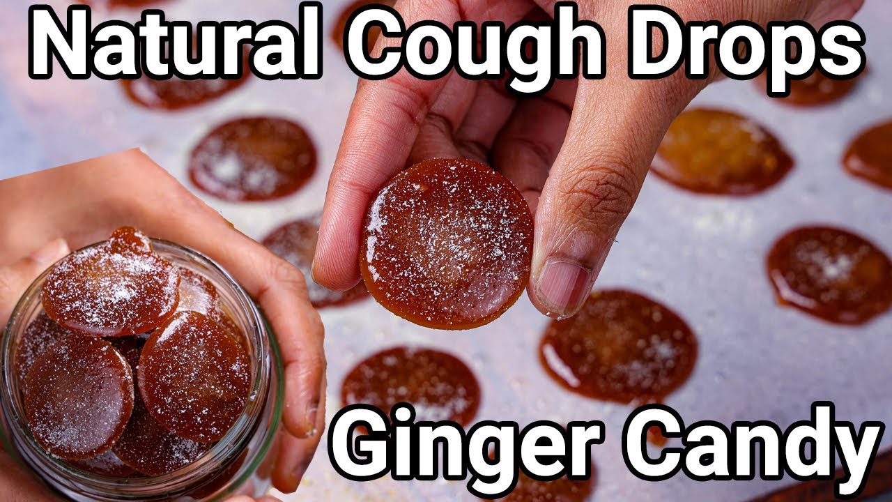 Homemade Ginger Candy - Natural Cough, Cold & Flu Remedy | Homemade Crystallised Ginger Chews