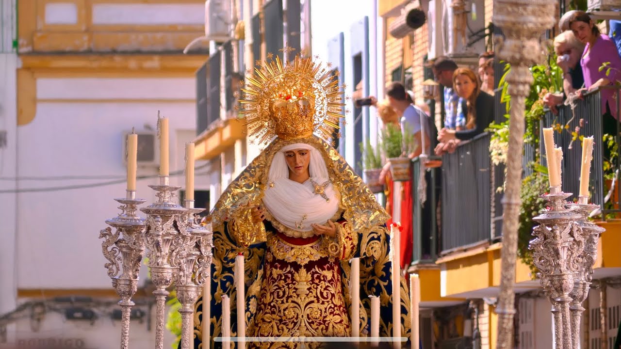 4K HDR / Traslado de vuelta Ntra. Señora de la Esperanza de Triana 2023, Sevilla