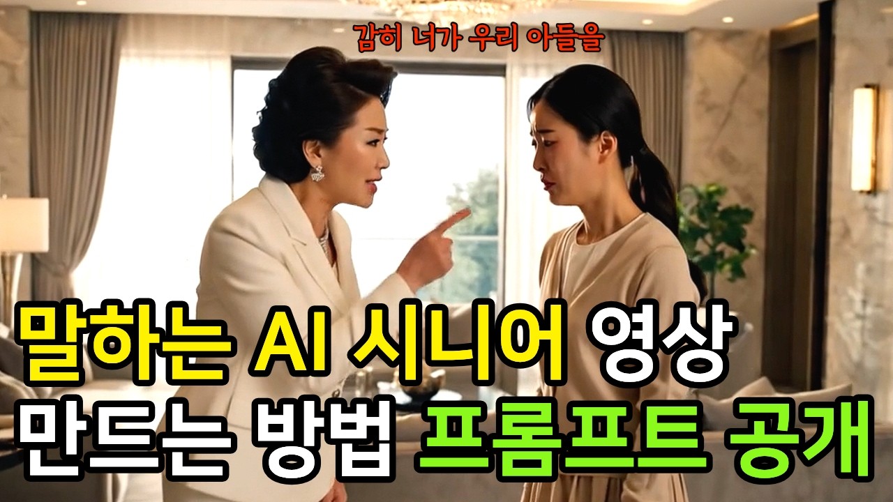 시니어 유튜브 롱폼 필승 공식! AI 드라마형 오프닝으로 돈버는 3단계 전략