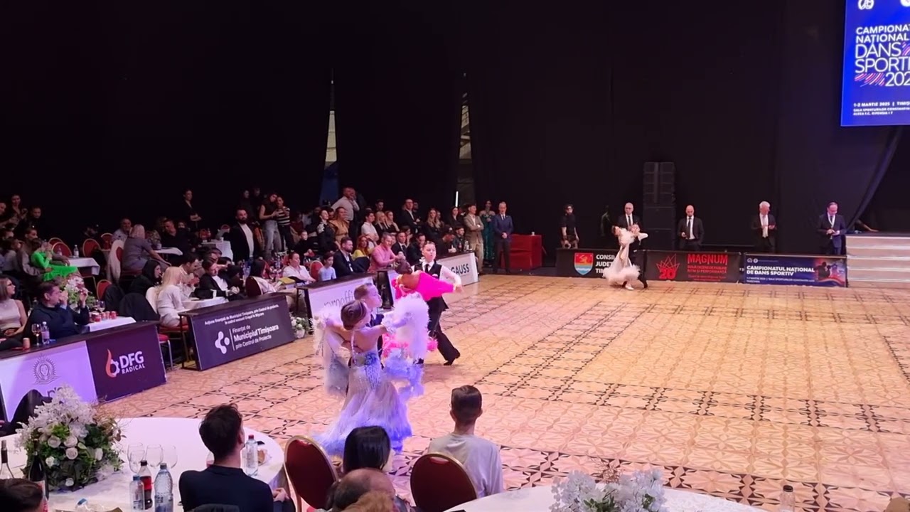 Campionatul national pe sectiuni 2025 finala open standard 12-13 ani.