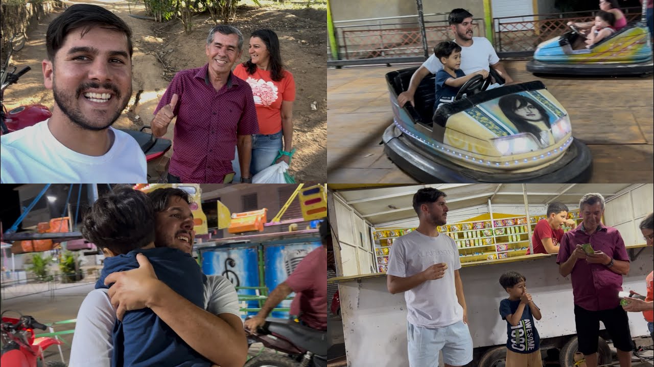 FUI BUSCAR MEU FILHO TALES PARA PASSEAR NOS PARQUES DA FESTA DE NOVEMBRO EM RAINHA ISABEL !!! ❤️