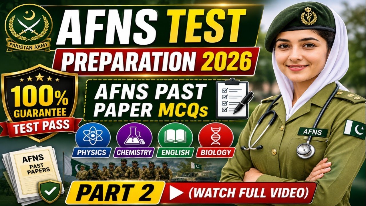 AFNS Test Preparation 2026 | Afns Initial test preparation 2026 |Afns Academic test preparation 2026