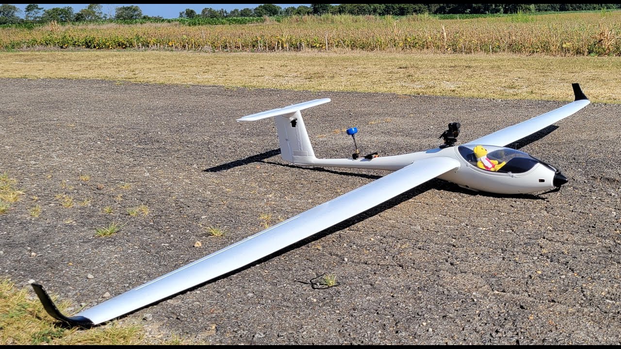Pilot on Board / 2nd Flight ASW28 V2 Glider / INAV 7.1.2