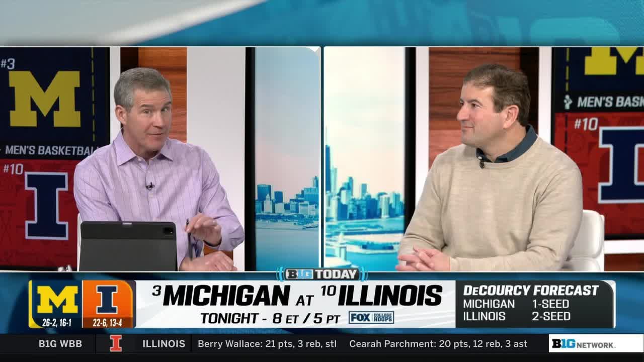 Preview TOP-10 Matchup in Champaign TONIGHT: Michigan at Illinois | Big Ten Basketball
