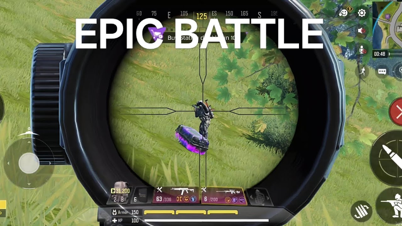 Call of duty Mobile BLACKOUT Gameplay UHD SNIPER LONGSHOT CUSTOM DL Q33 AK117 