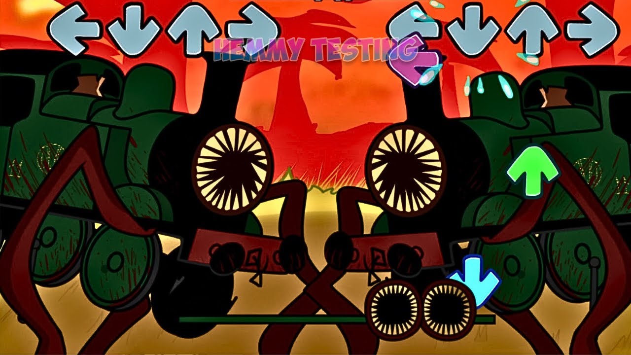 FNF Thomas and Friends ALL PHASES vs Thomas Railway Showdown Sings Chasing | FNF Mods Tails.Exe V2