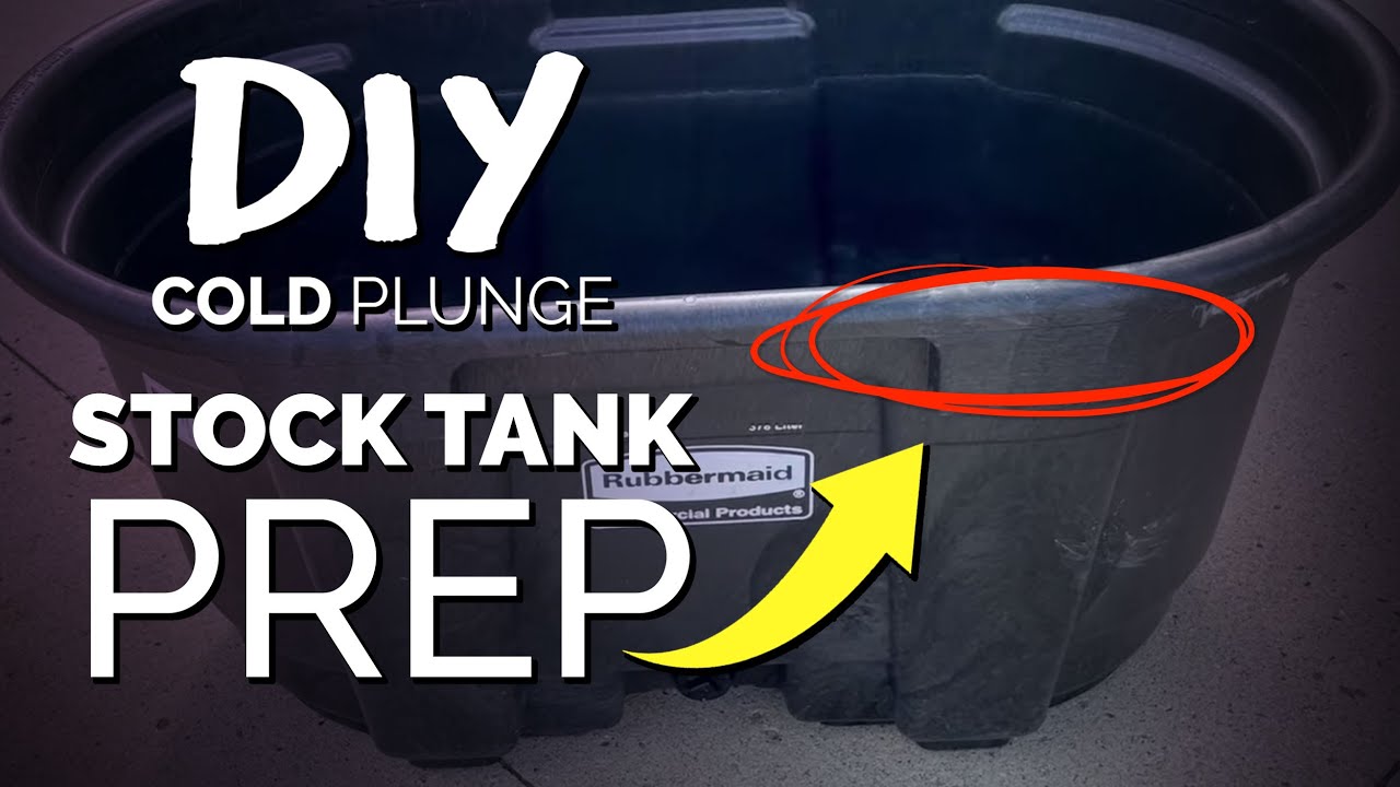 Prepping the Stock Tank for your DIY Cold Plunge