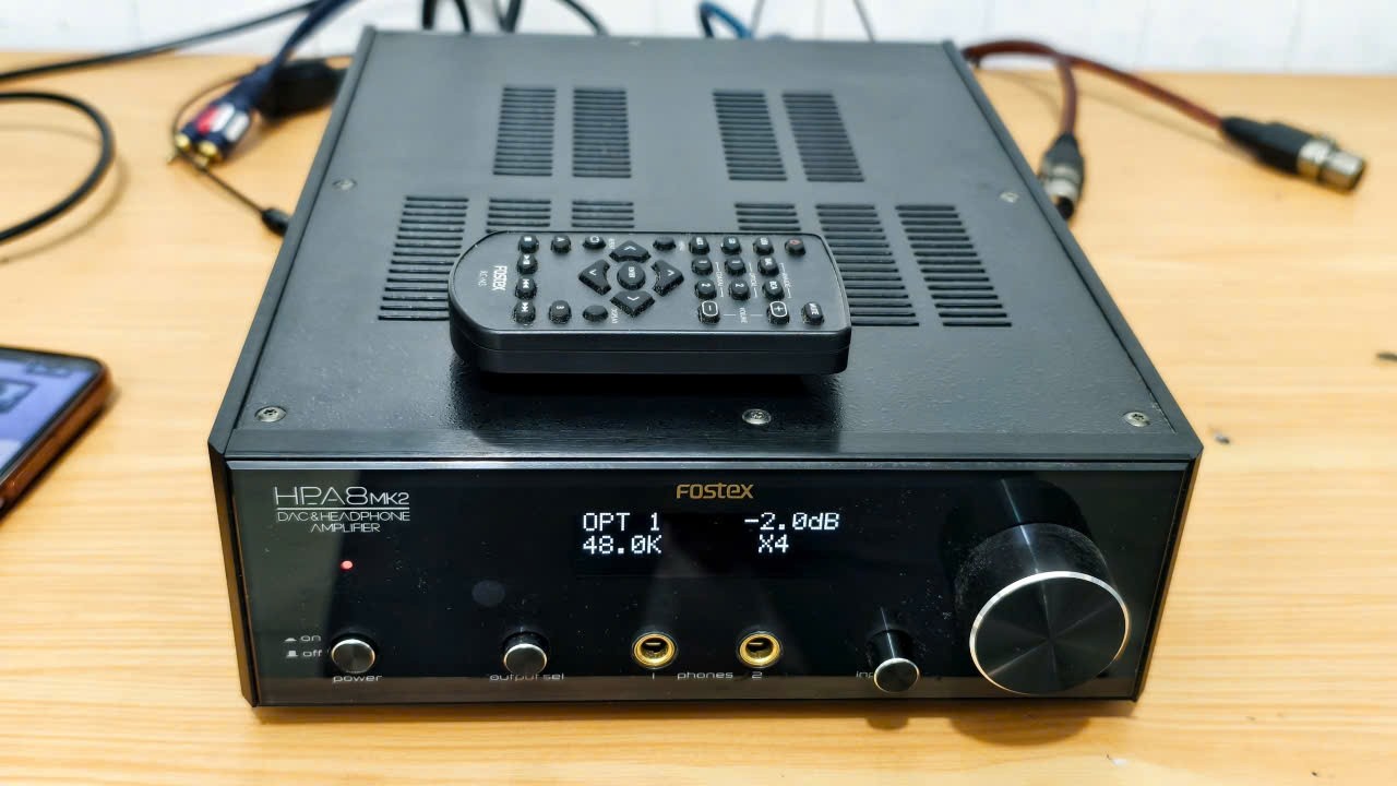 DAC Fostex HP A8MK2 bảng nâng cấp siêu hiếm siêu hay nay cập bến một con rất hoàn hảo