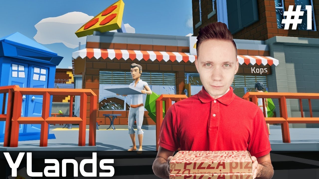 YLands Gameplay PL [#1] Dostawca PIZZY! Prawie ROBLOX?!