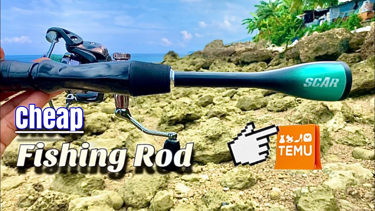 FAILED Test murang fishing rod from temu | orca fishing rod | scar fishing rod