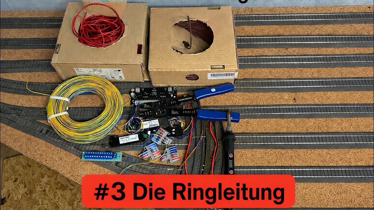Die Ringleitung + Weichen anschließen - #3 Eine neue Märklin H0 Modellbahn entsteht 