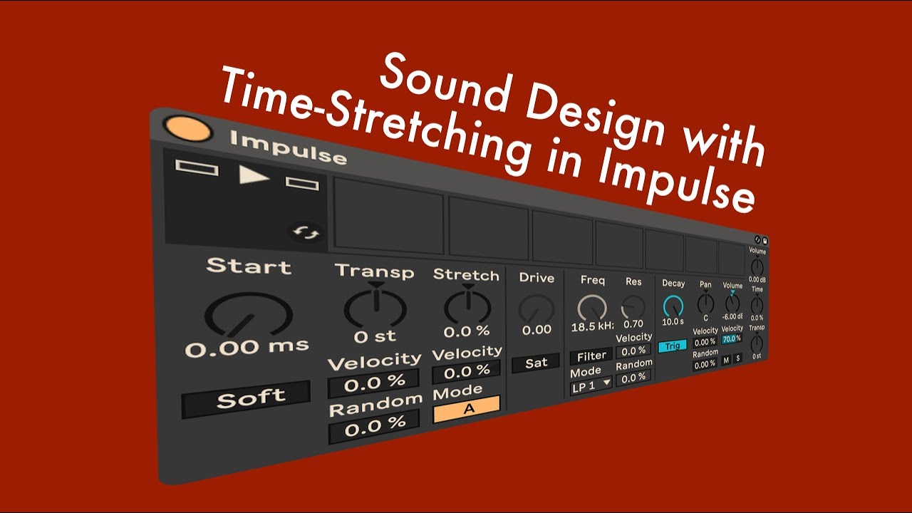 Sound Design with Time-Stretching in Impulse (+ FREE Live Packs)