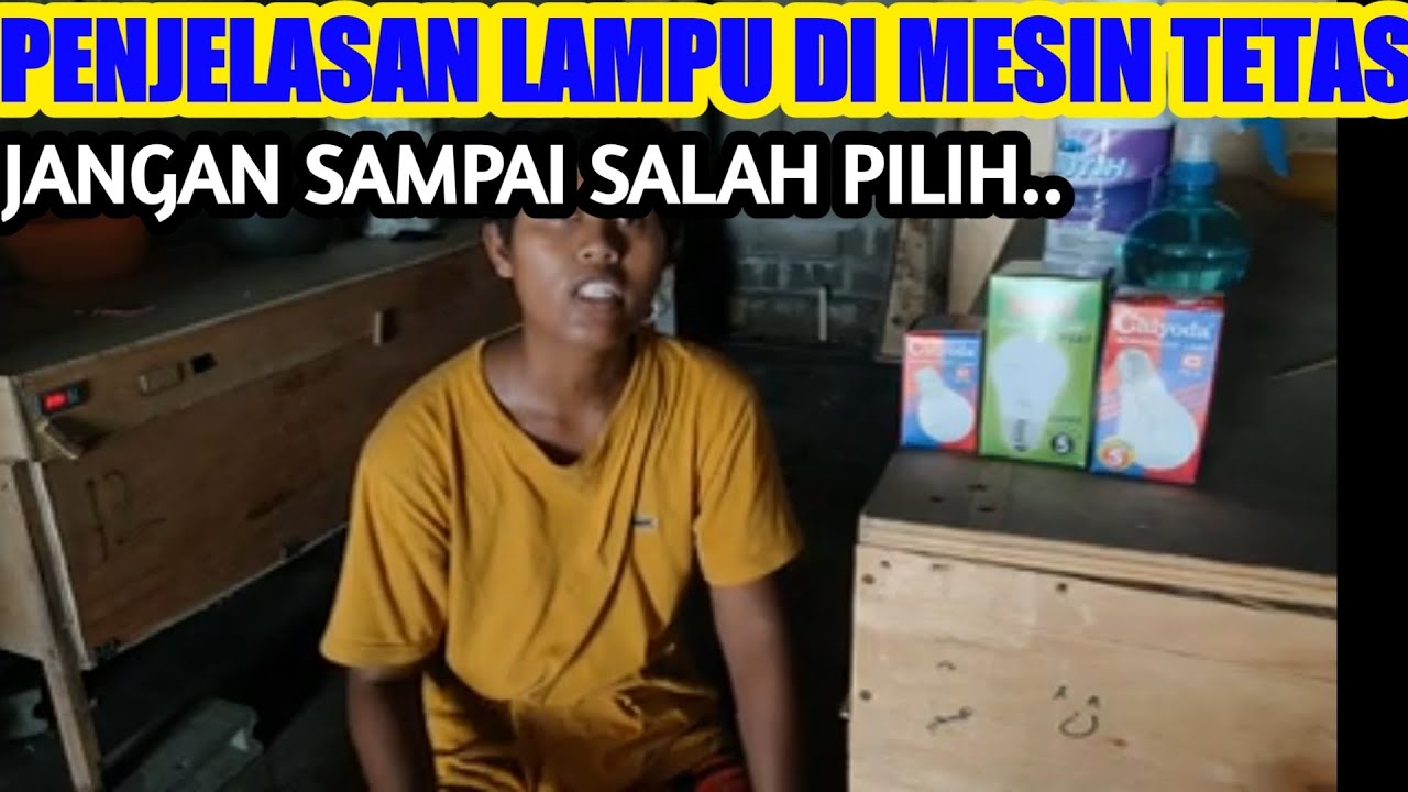 semua bohlam cocok untuk mesin tetas tapi simak dulu penjelasannya
