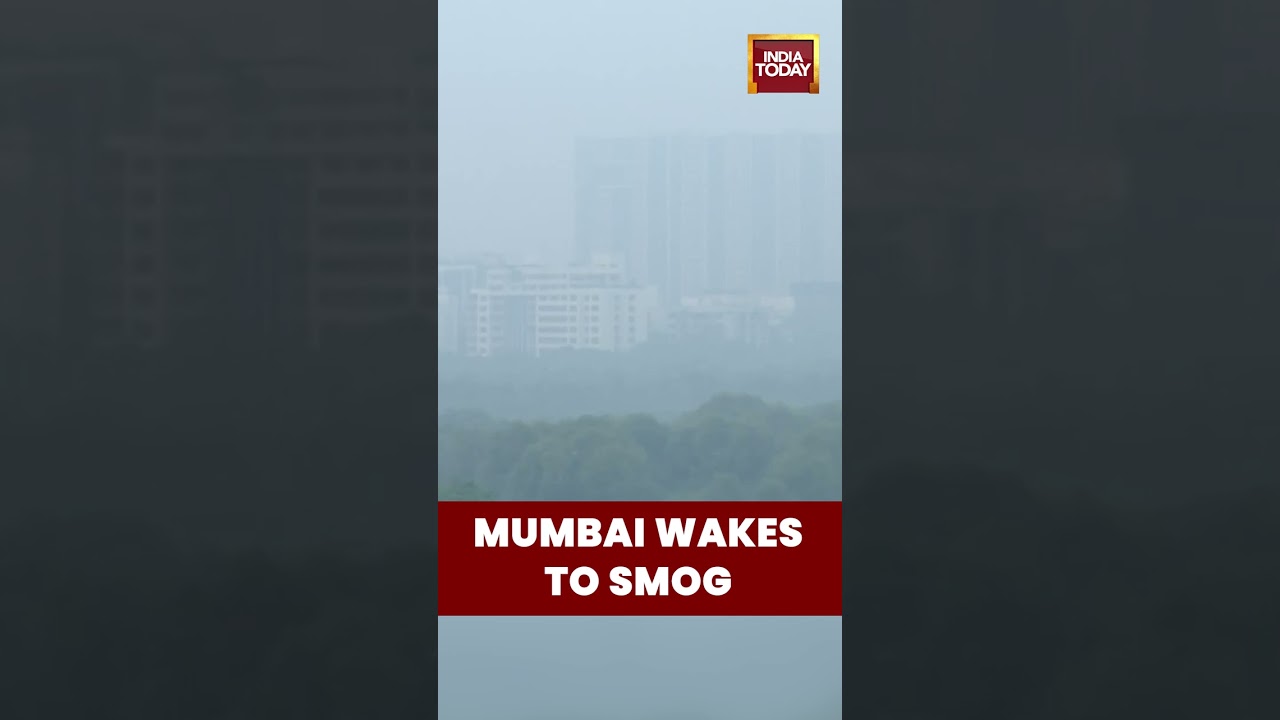 Mumbai Air Quality Deteriorates: Smog Covers Bandra Kurla Complex | AQI at 222 &lsquo;Poor&rsquo; | #mumbai