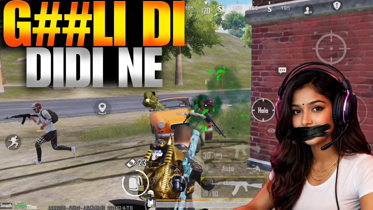 Toxic Girl Streamer VS Birju Bhaiya || Mere Sath Anyay Hua Hai 🤣 Bgmi Funny Commentary Video #bgmi 