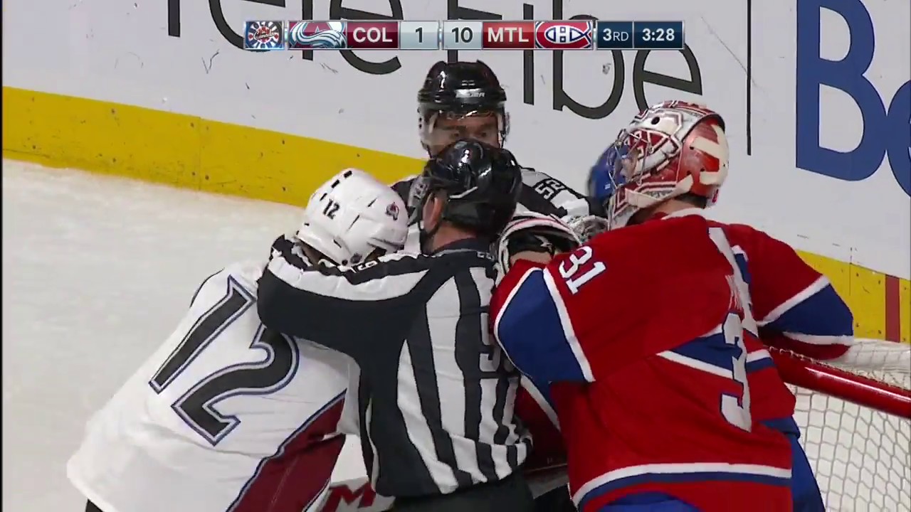 Iginla shows frustration with Emelin's big hit in 10-1 game