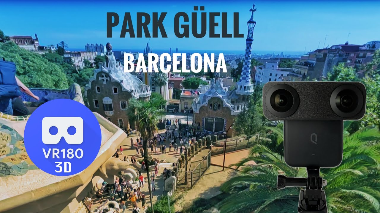 [8K][VR180 3D] Barcelona - Park Güell