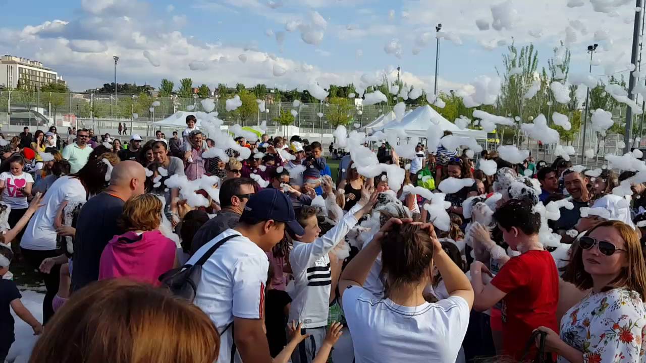 Fiesta espuma - Jornadas Familia e Infancia Arganda del Rey