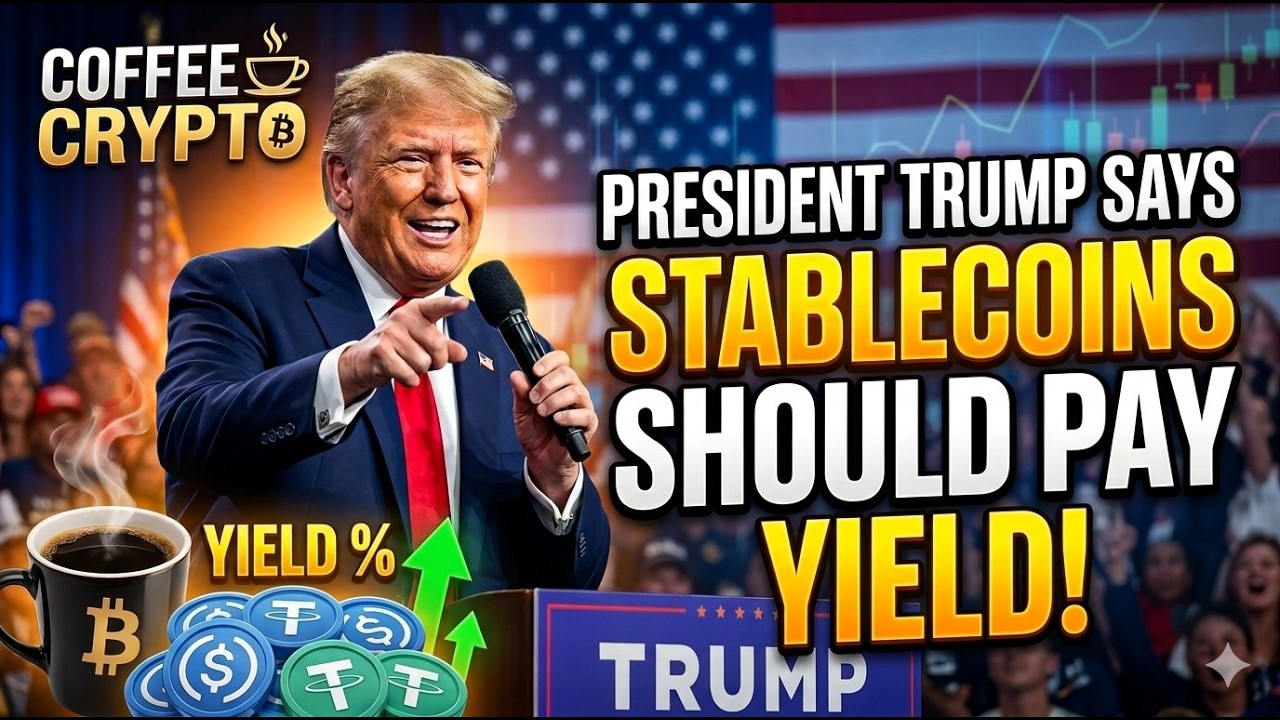 President Trump Says Let Stablecoins Pay Yield