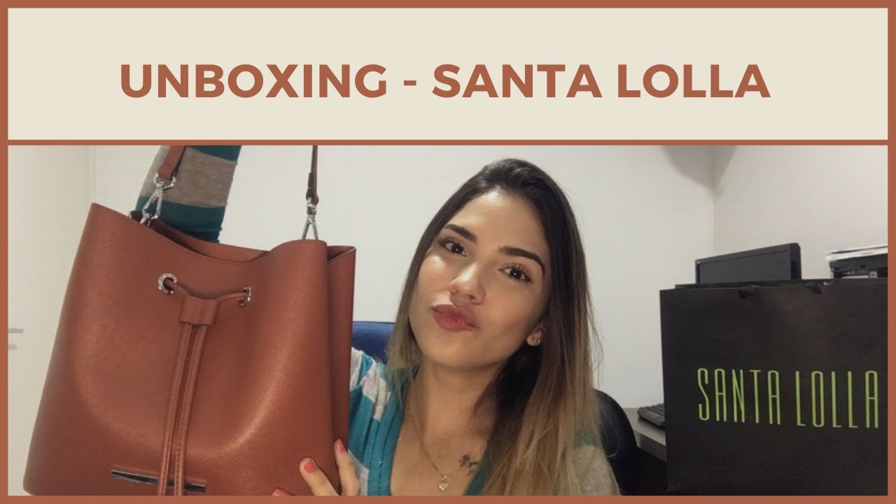 GANHEI UMA BOLSA NOVA - UNBOXING SANTA LOLLA