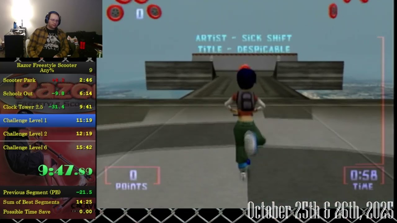 Razor Freestyle Scooter Any% Speedrun