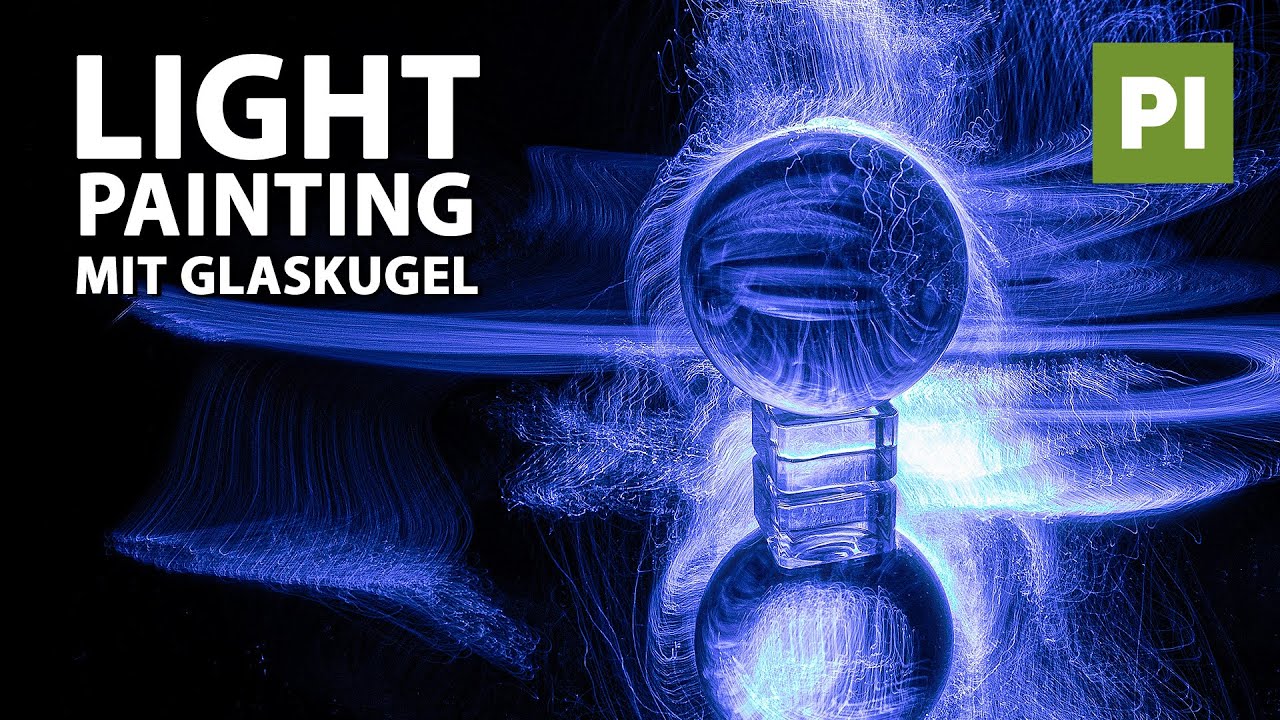 GLASKUGEL mit light painting fotografieren - Tutorial