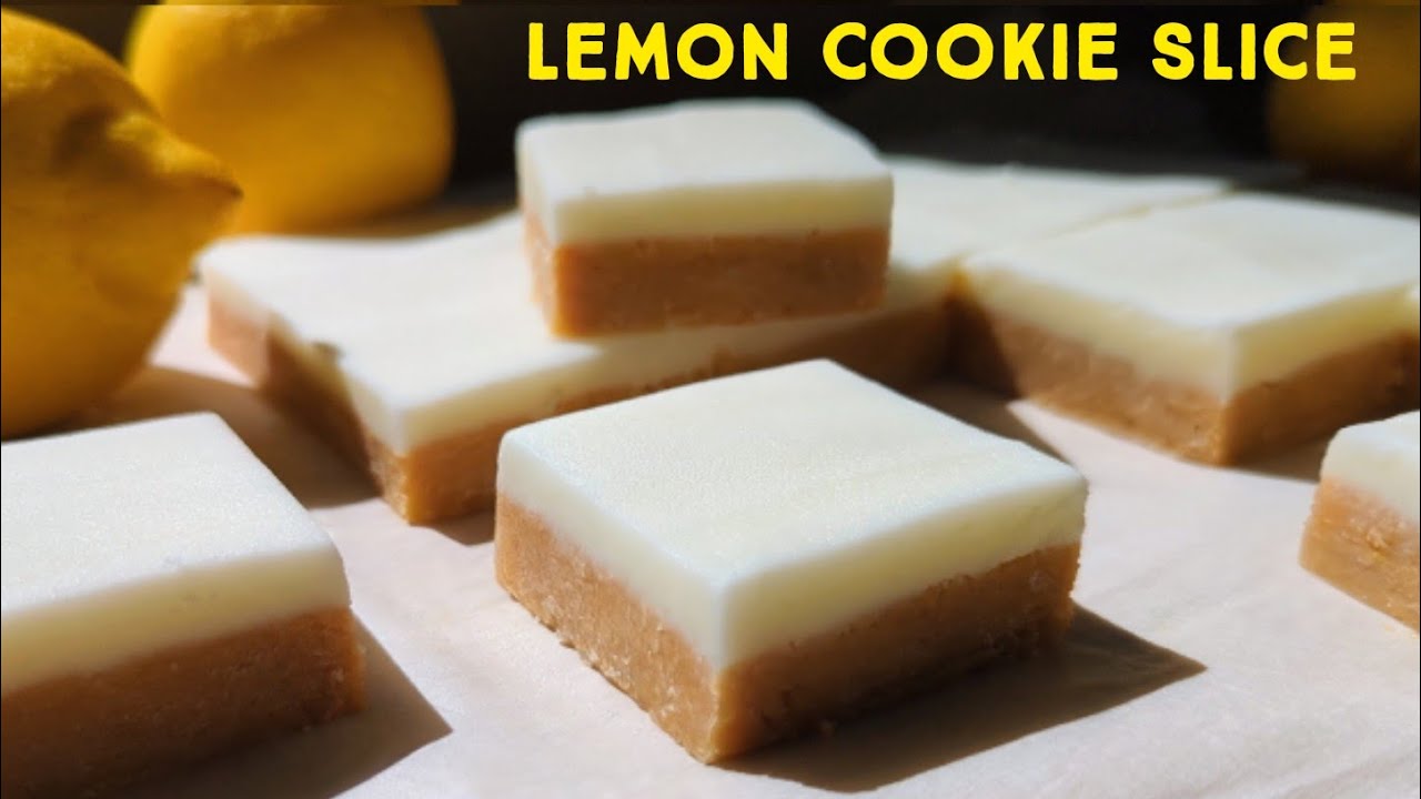 The Easiest No Bake Lemon Slice