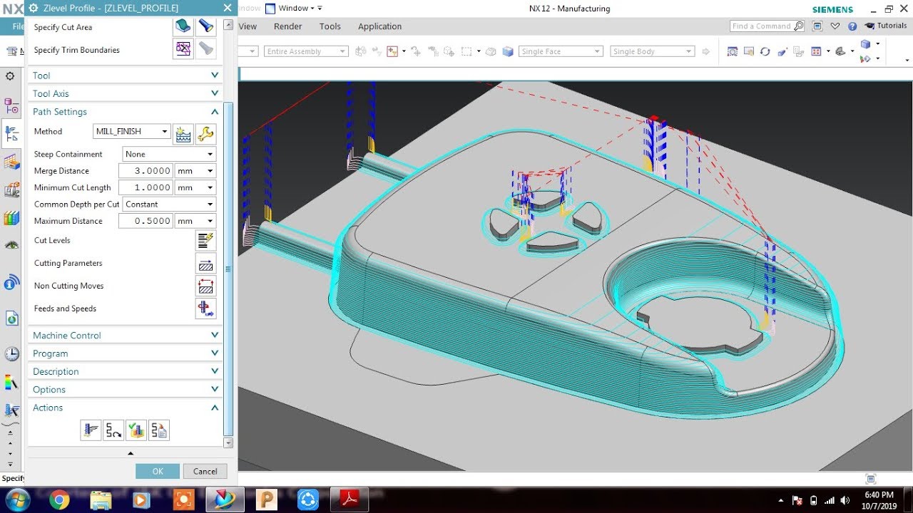 #NX CAM Tutorial #CORE MACHINING