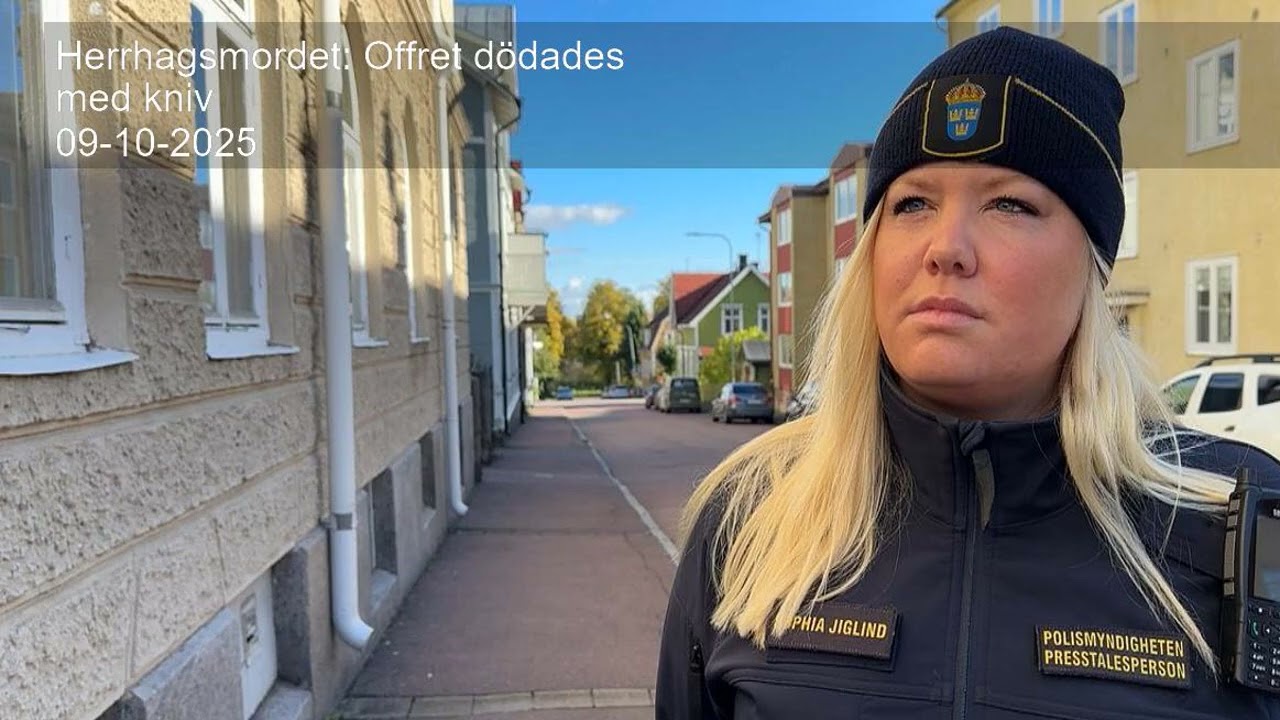 Herrhagsmordet: Offret dödades med kniv
