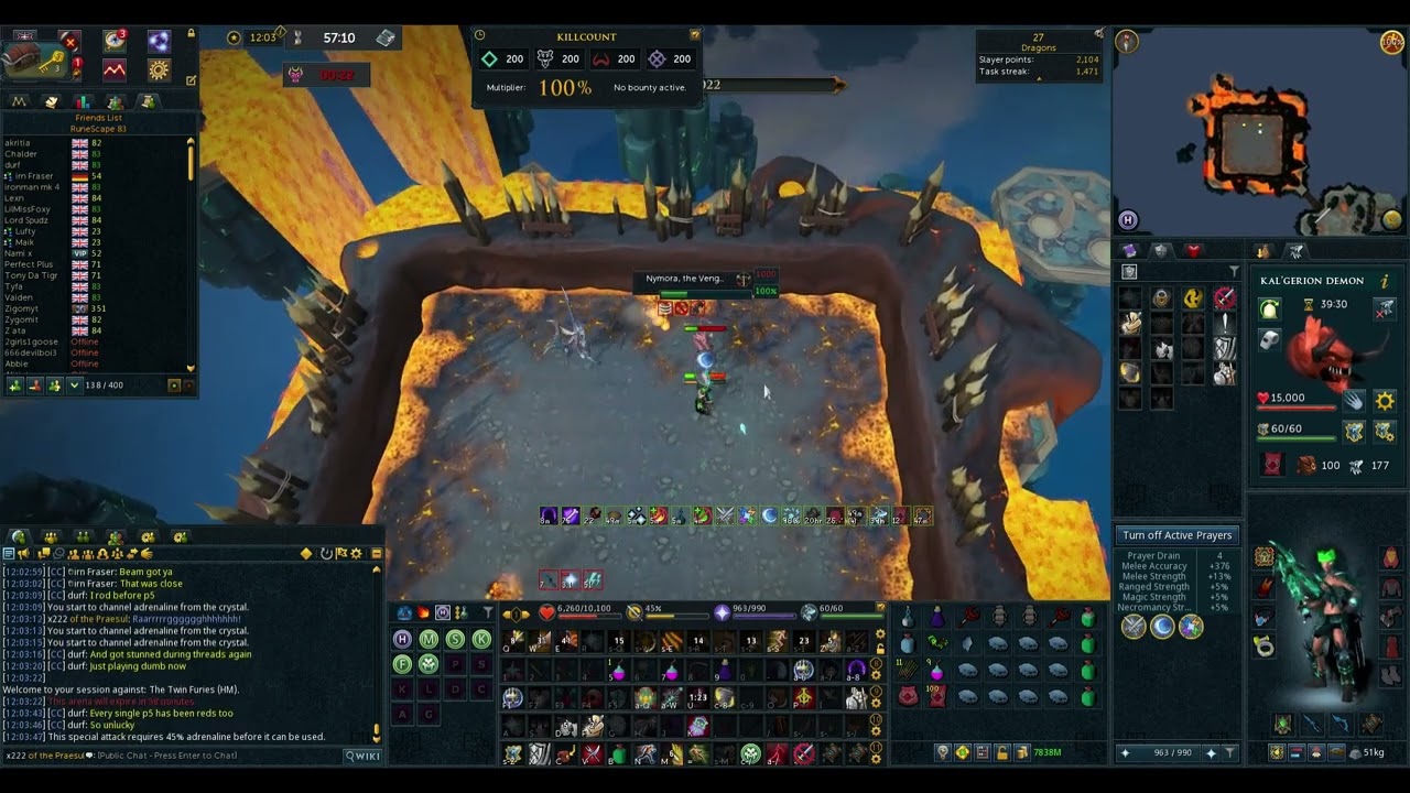 HM Twin Furies - 5 min example (Melee)
