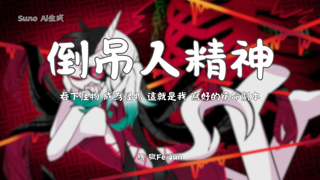 倒吊人丨「吞下怪物 成為怪物 這就是我 寫好的宿命劇本」【動態歌詞】