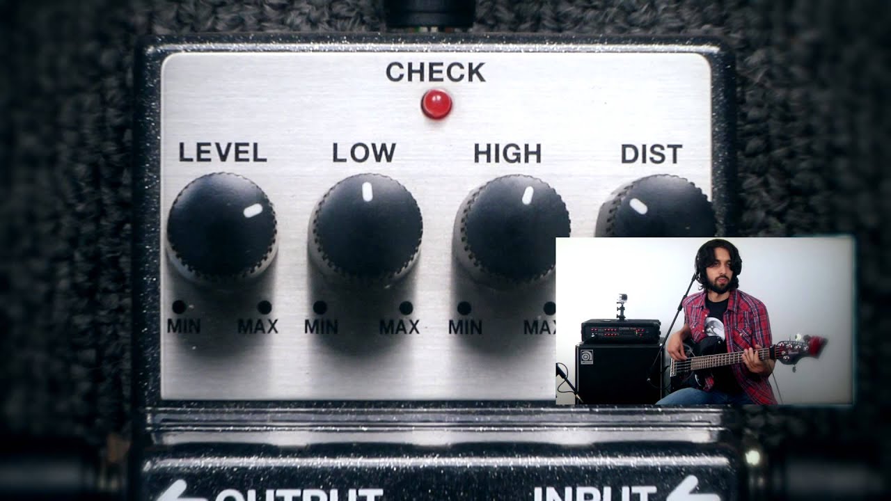 All Boss Overdrive - Distortion pedals bass test