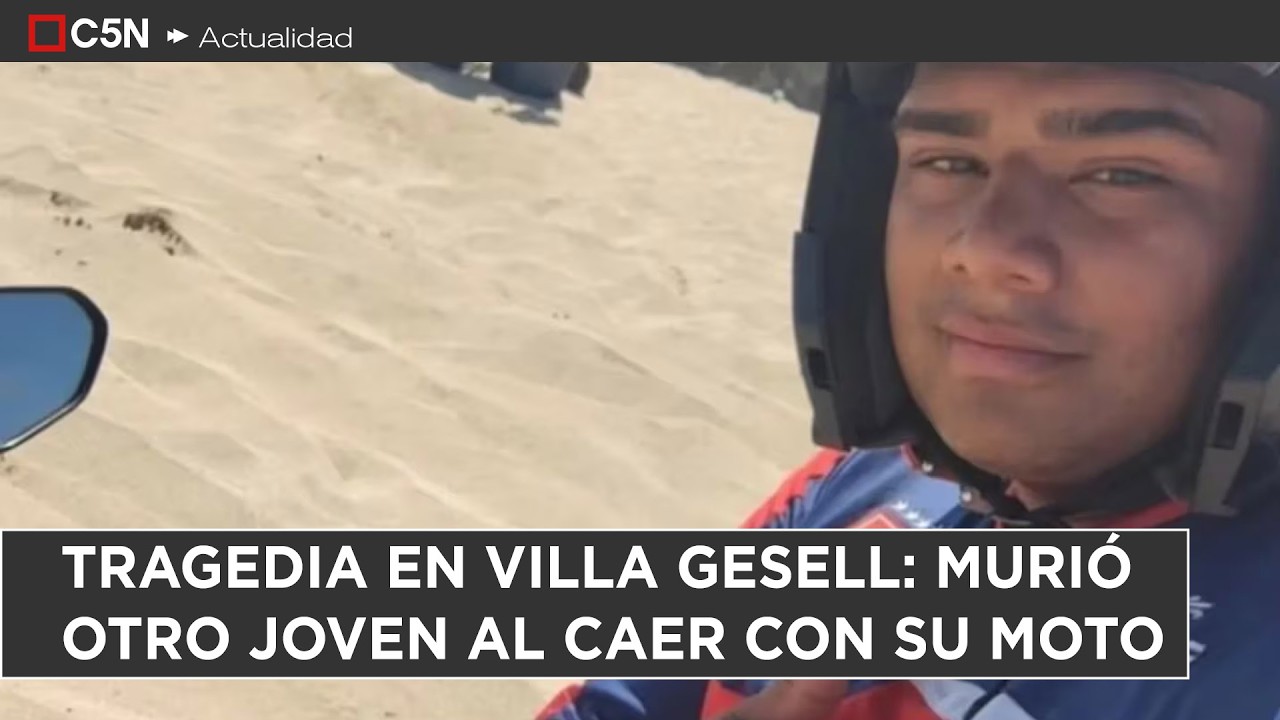 MURIÓ un JOVEN TRAS CAER de su MOTO en un MÉDANO