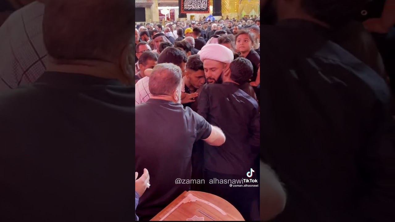 قمة بالتواضع سماحة الشيخ زمان الحسناوي