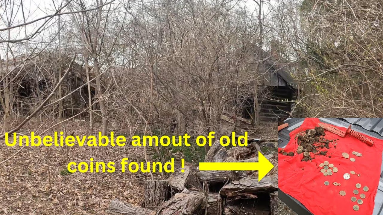 Treasure Hunting - Metal Detecting - Most Amazing Day I've Ever Got On Video ! Tons of old coins !