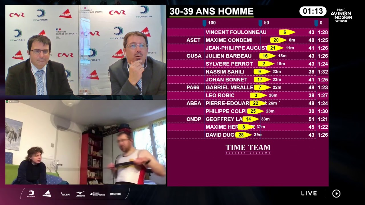 Retour en images sur le MAIF Aviron Indoor 2021