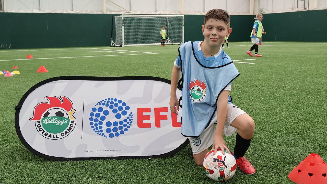 Kian enjoys summer filled with Kellogg's Football Camps