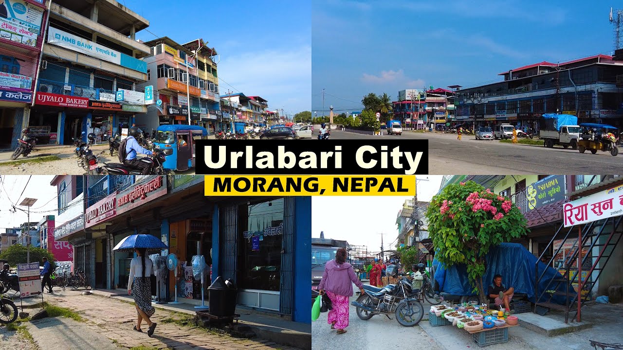 Urlabari City, Second Largest City In Morang District NEPAL - Virtual Walking Tour 2022 [4K🇳🇵]