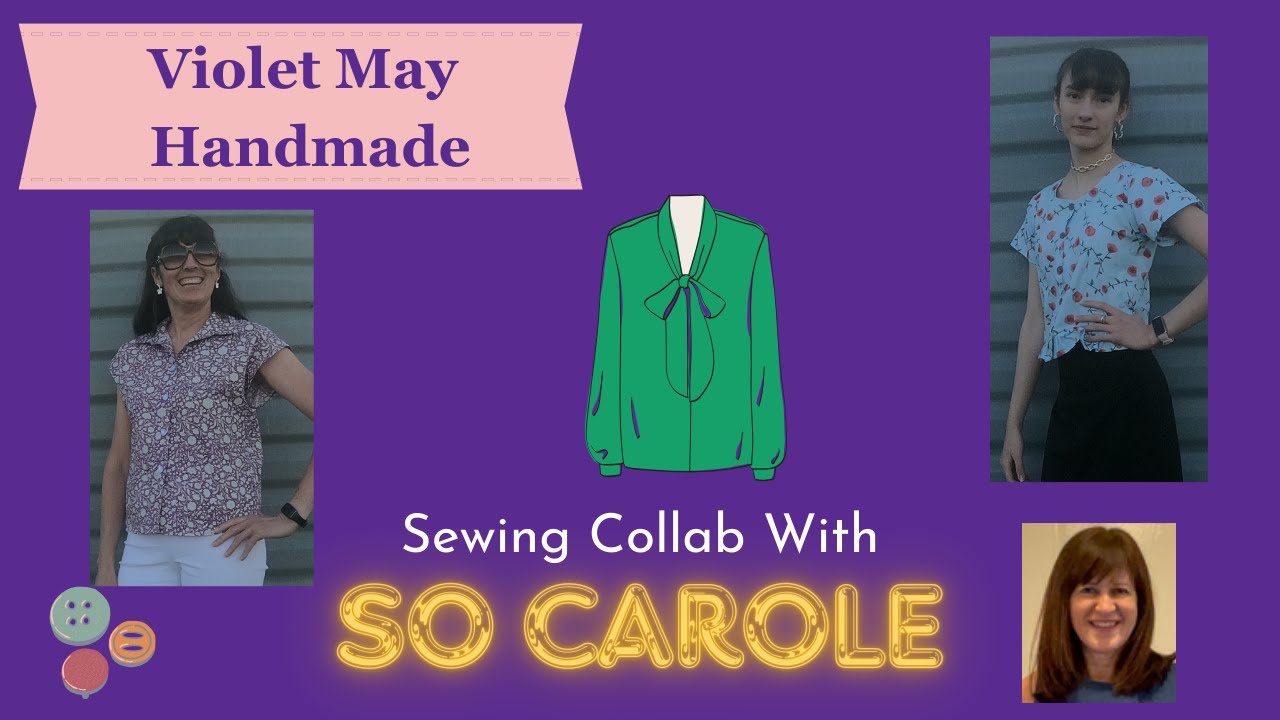 Blouse COLLAB With @socarole66 -  Vetiver Top and Butterick 6686