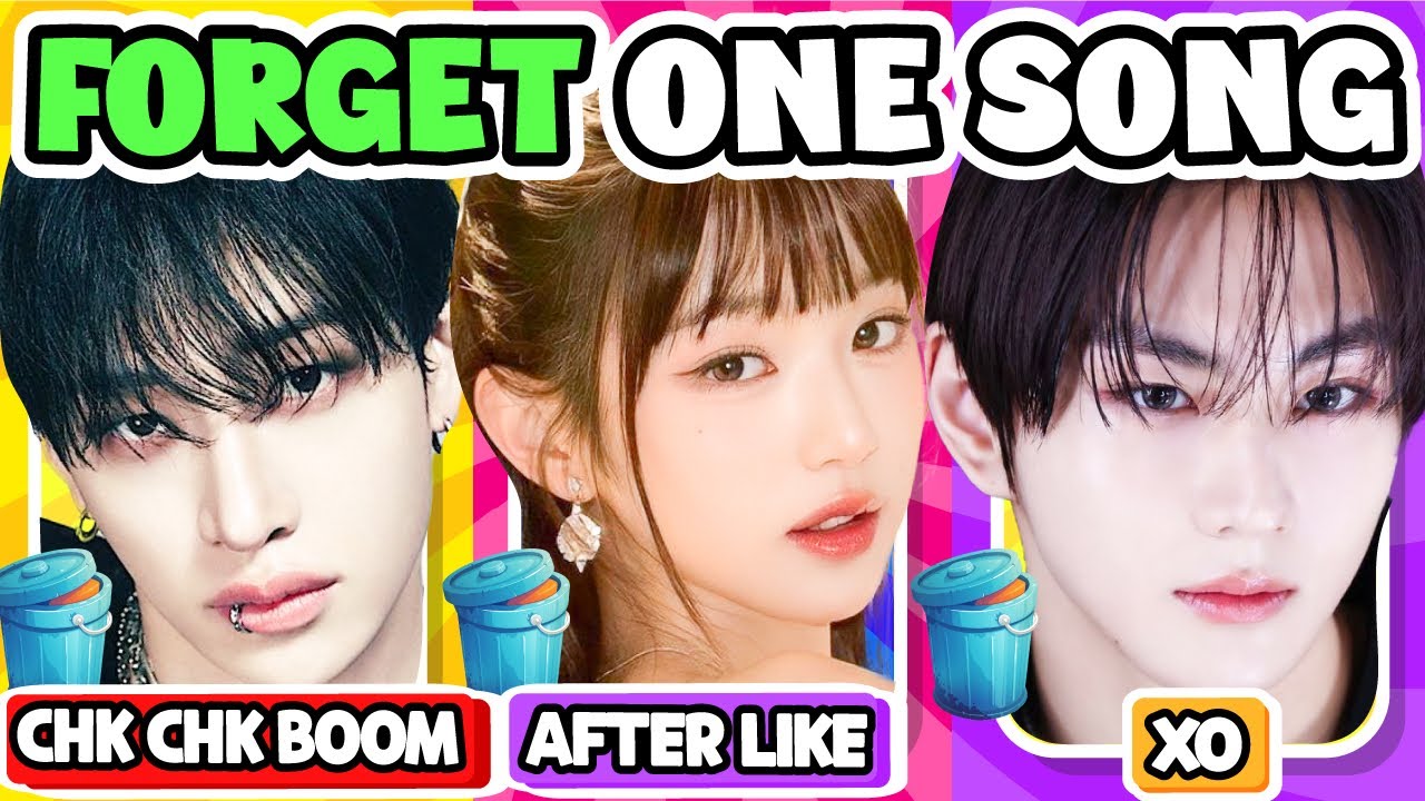 FORGET ONE SONG *FOREVER* ❌😱 SAVE TWO, DROP ONE - KPOP GAME 2024