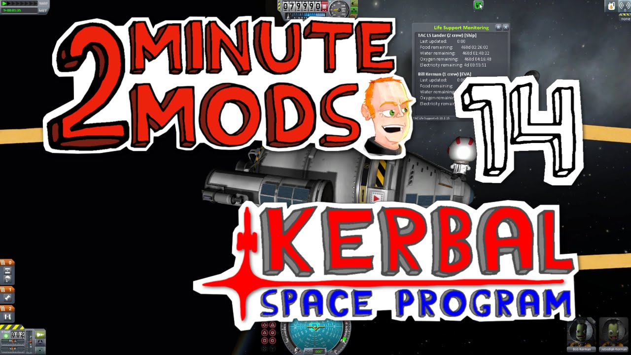 Жизнеобеспечение TAC - Модификации за 2 минуты - Kerbal Space Program 14