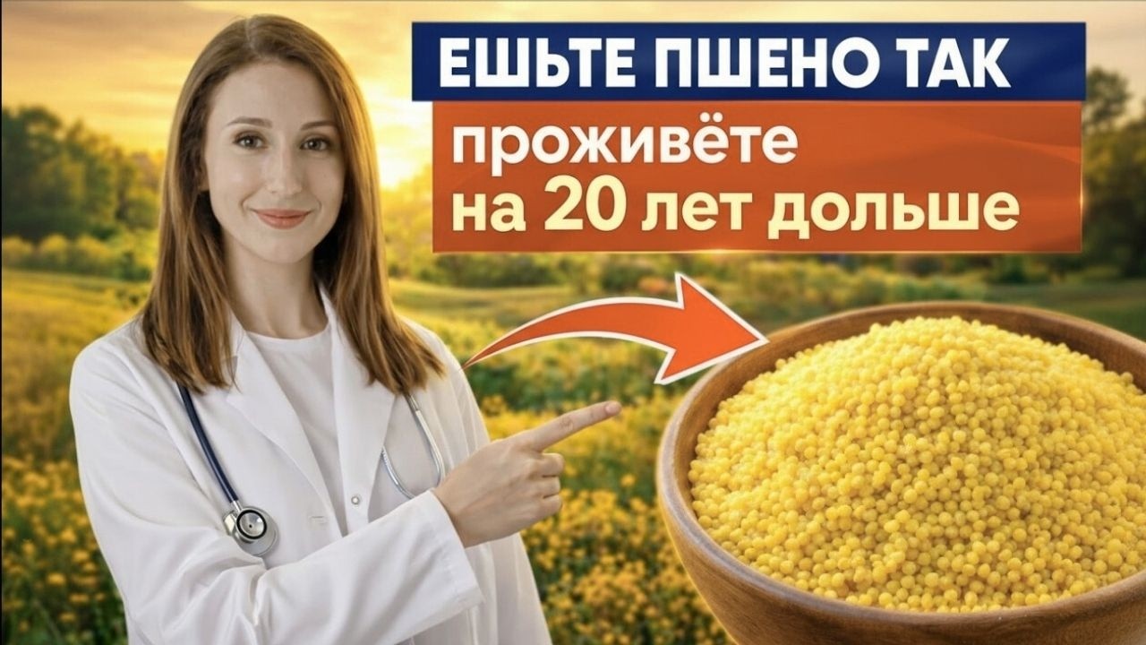 99% людей ЕДЯТ ПШЕНО НЕПРАВИЛЬНО! Оно МОЩНЕЕ таблеток — если готовить ТАК