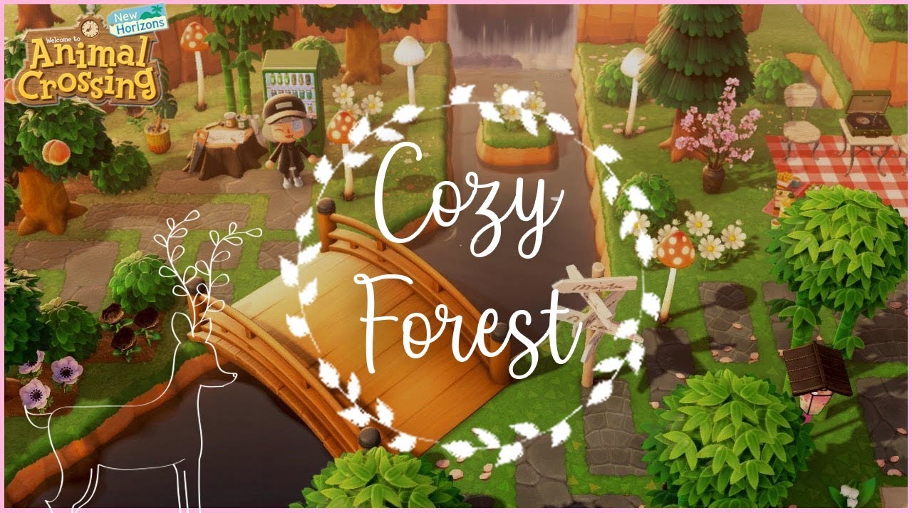 Cozy Forest Island Tour | Natural Forest Island | Animal Crossing New Horizons 5 Star Island Tour