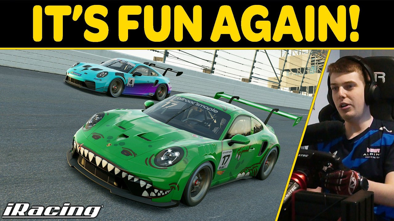 This is more like it! iRacing Porsche Cup at Daytona