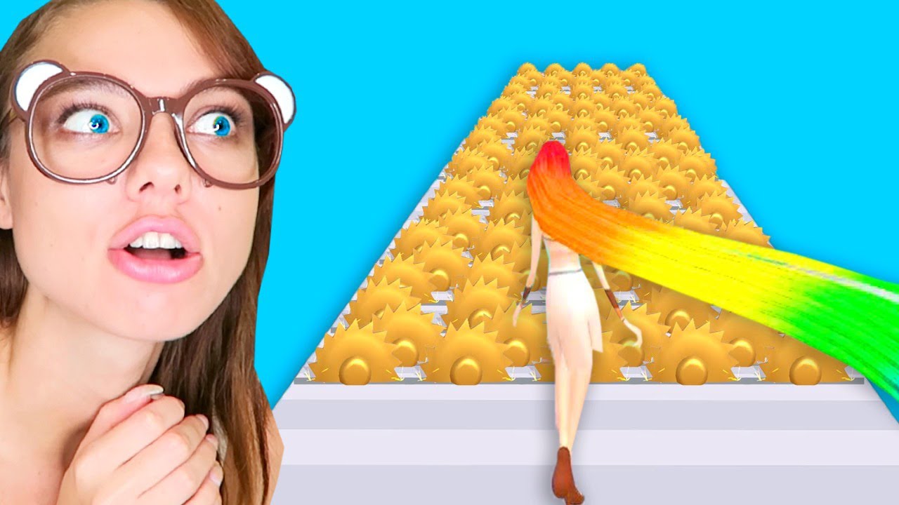 ЭВОЛЮЦИЯ СУПЕР-ДЛИНЫ ЦВЕТНЫХ ВОЛОС! НОВЫЕ УРОВНИ! | Hair Challenge