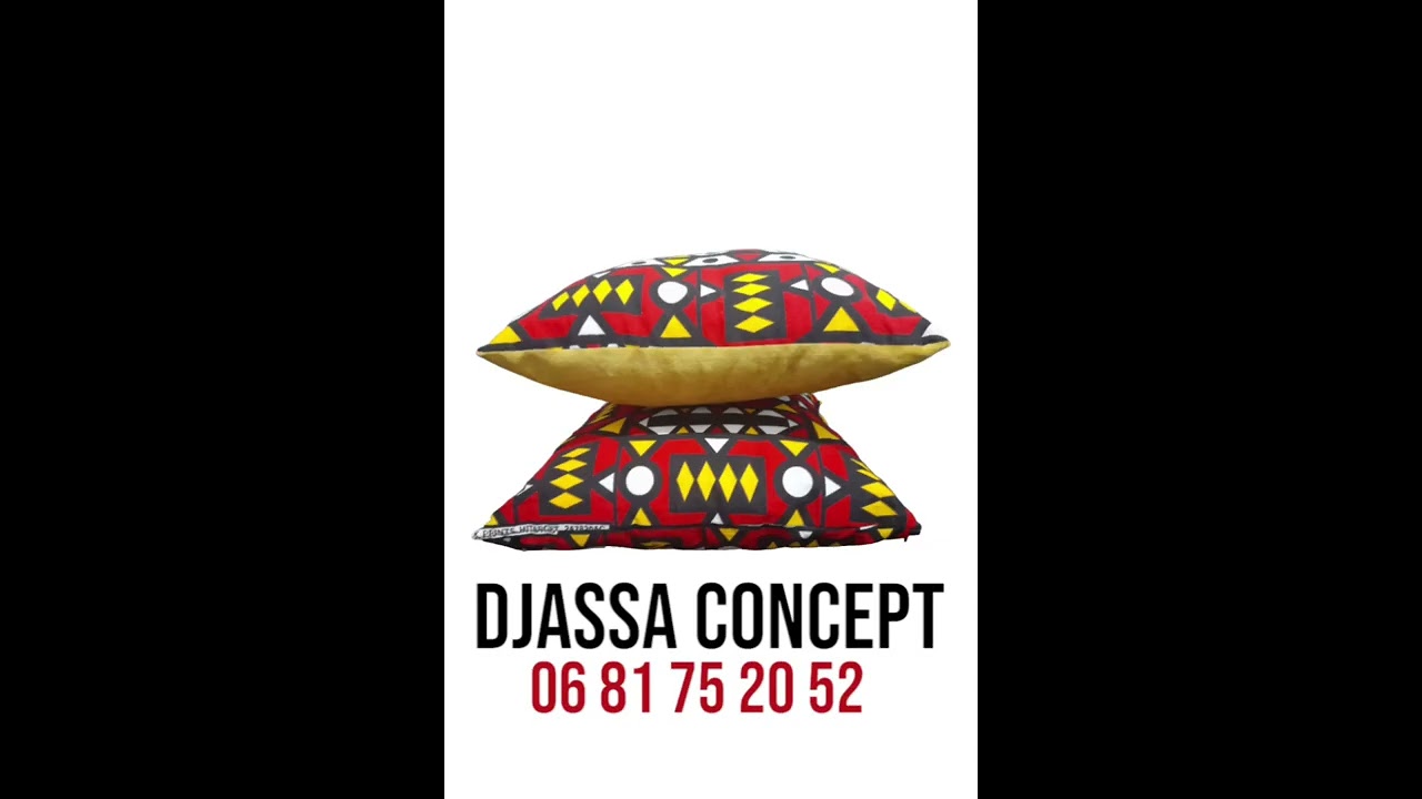 Housse de coussin et coussin -chaises et fauteuil  tissu @Africain Casablanca.DJASSA-CONCEPT-STORE