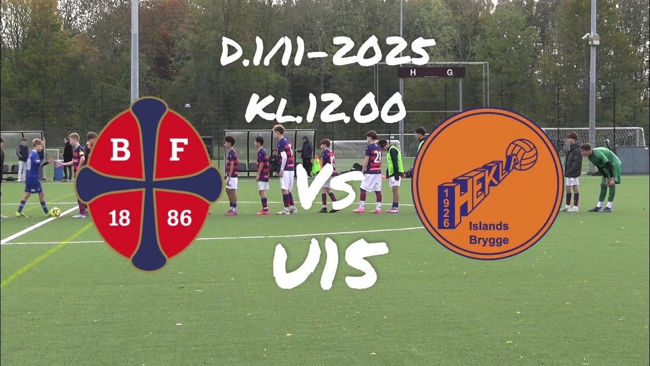 Bk Frem U15 - Bk Hekla U15(D.1/11-2025. Træningskamp)