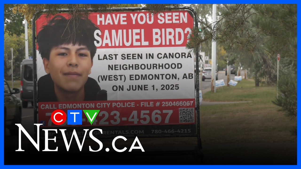 Edmonton police provide update on missing teen Samuel Bird